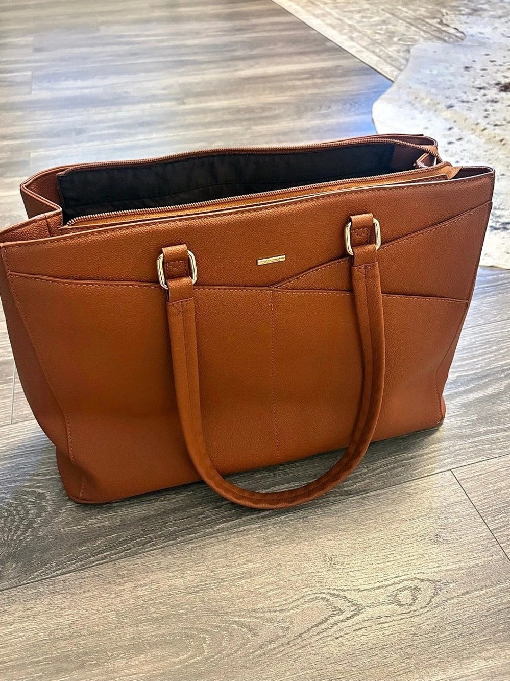 Brown Tote Work Bag
